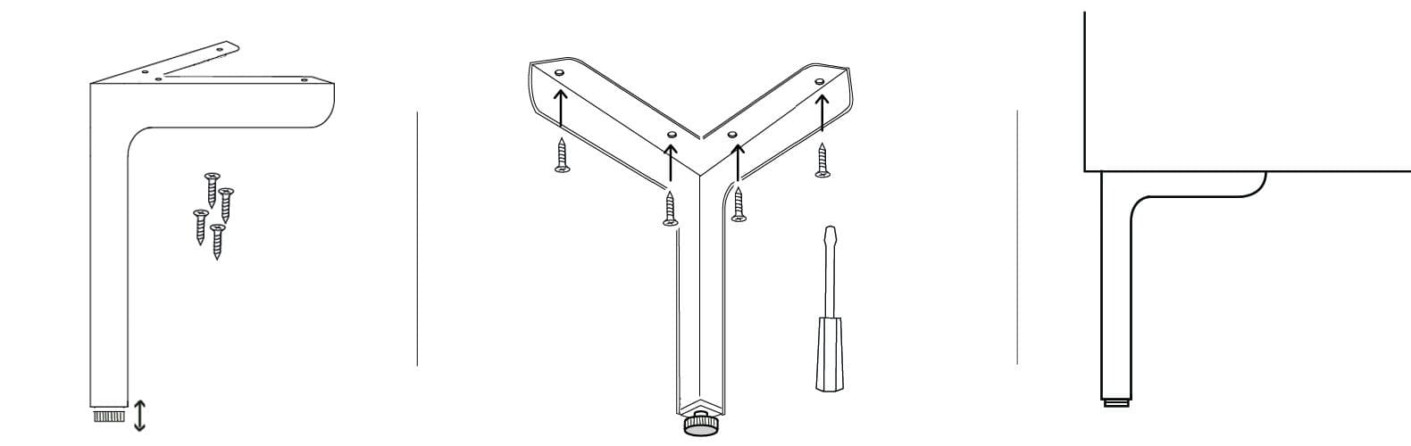 Mounting instruction for Ture leg