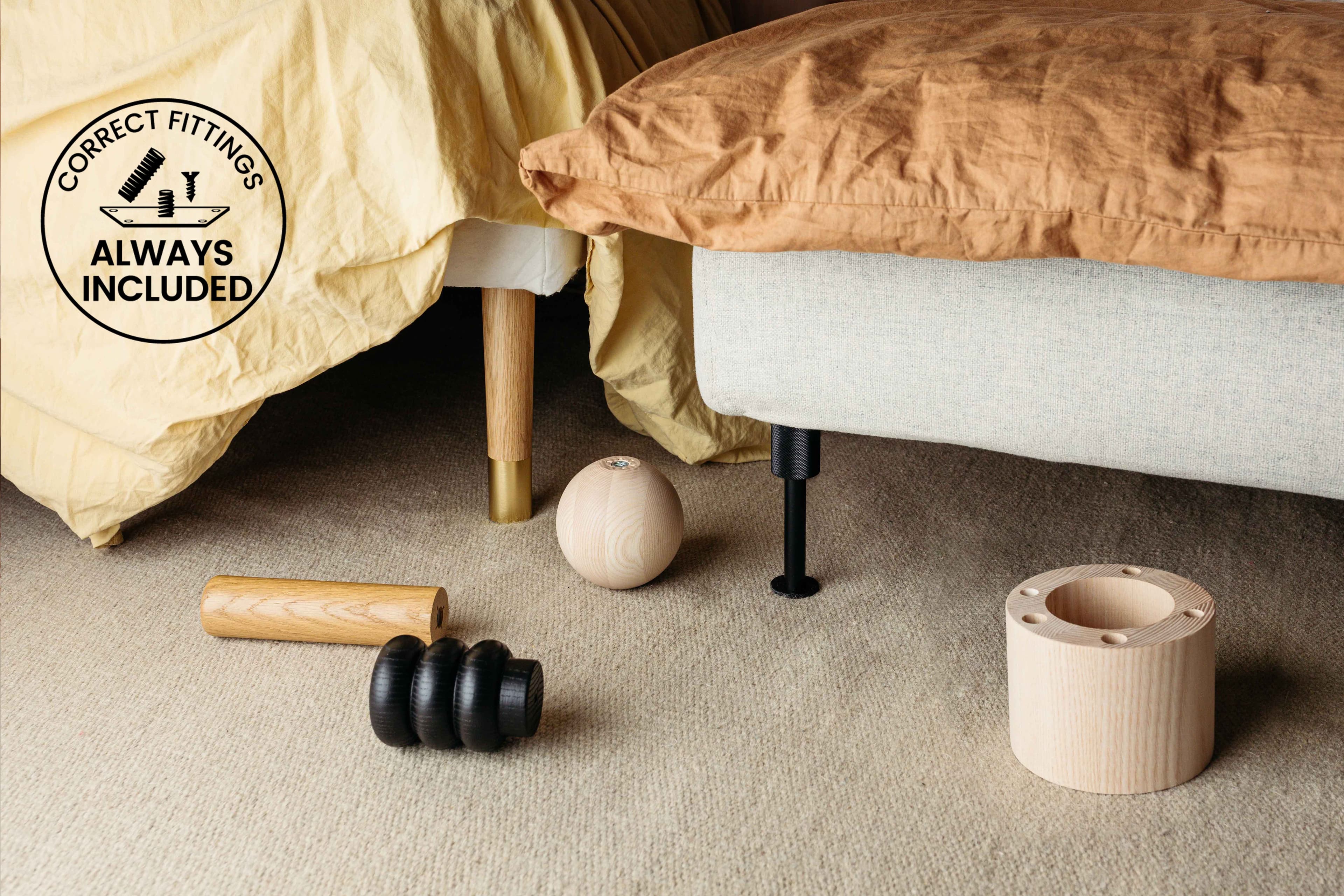 Bed legs for IKEA 