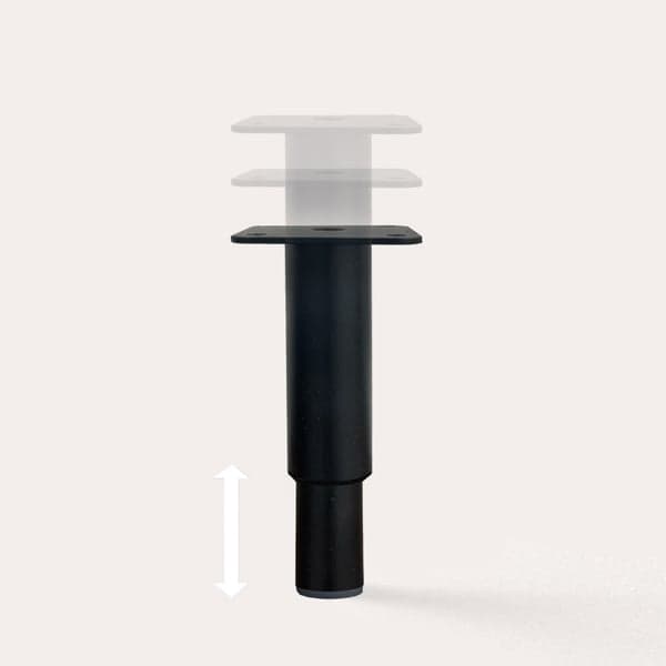 Alvar adjustable leg