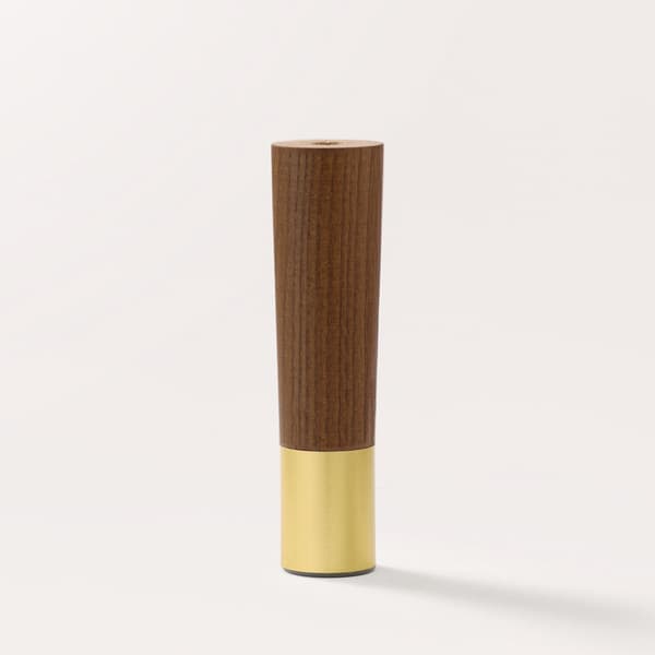 Dark wood finish